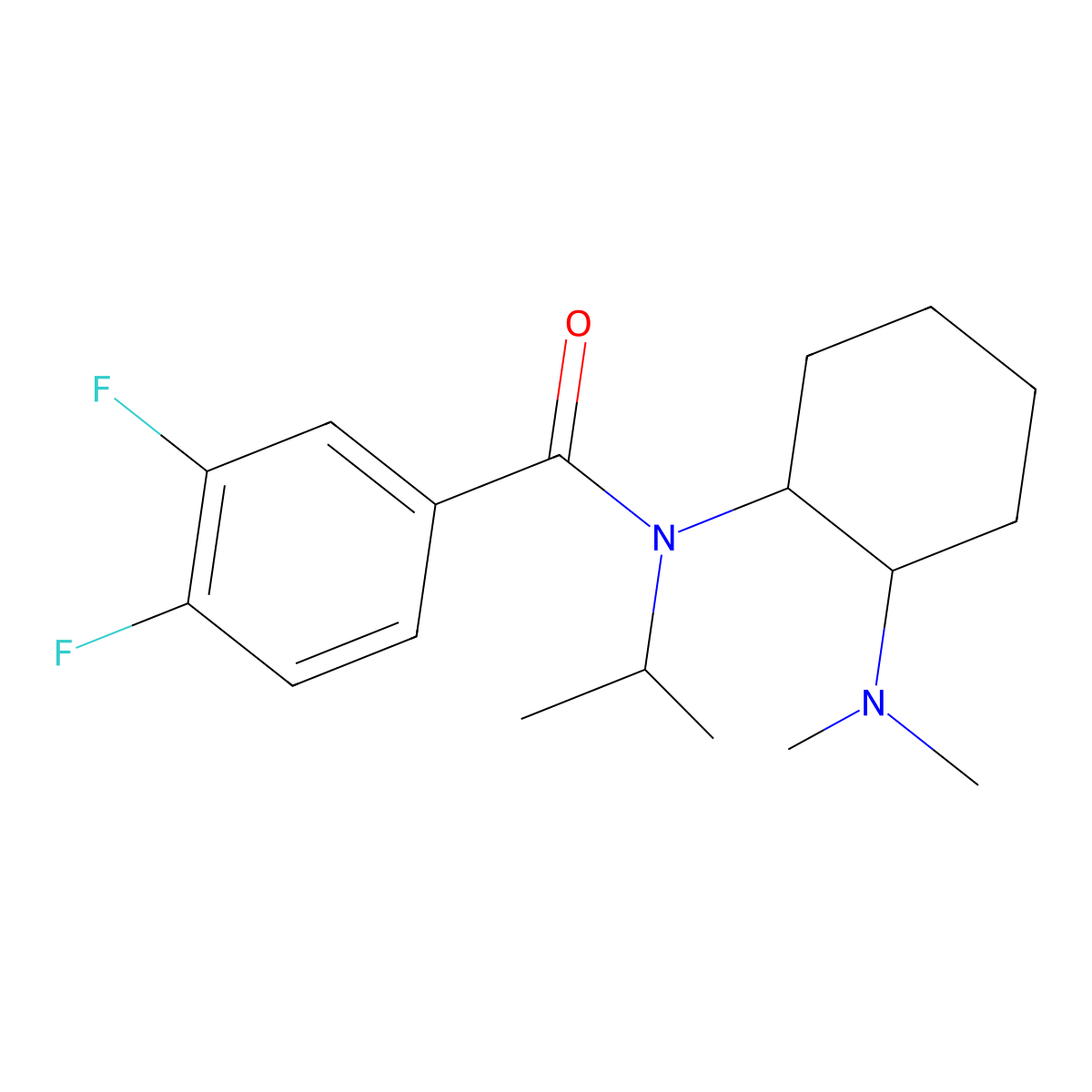 3,4-Difluoro Isopropyl U-47700 molecular structure, CAS 2752265-46-4