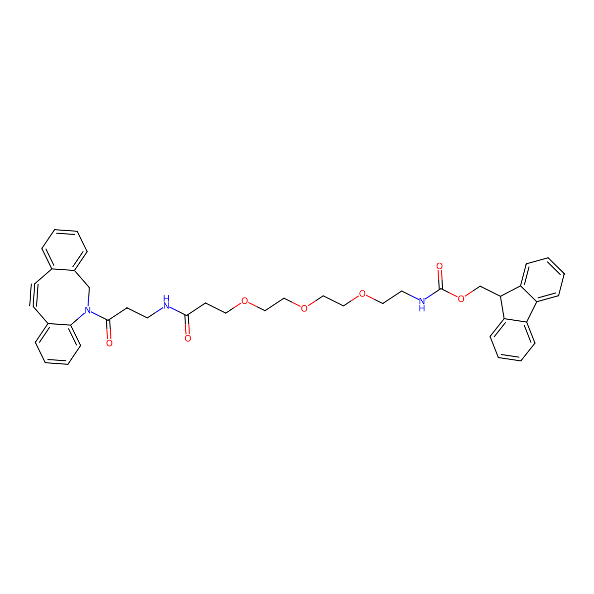 DBCO-NHCO-PEG3-Fmoc molecular structure, CAS 2752326-54-6