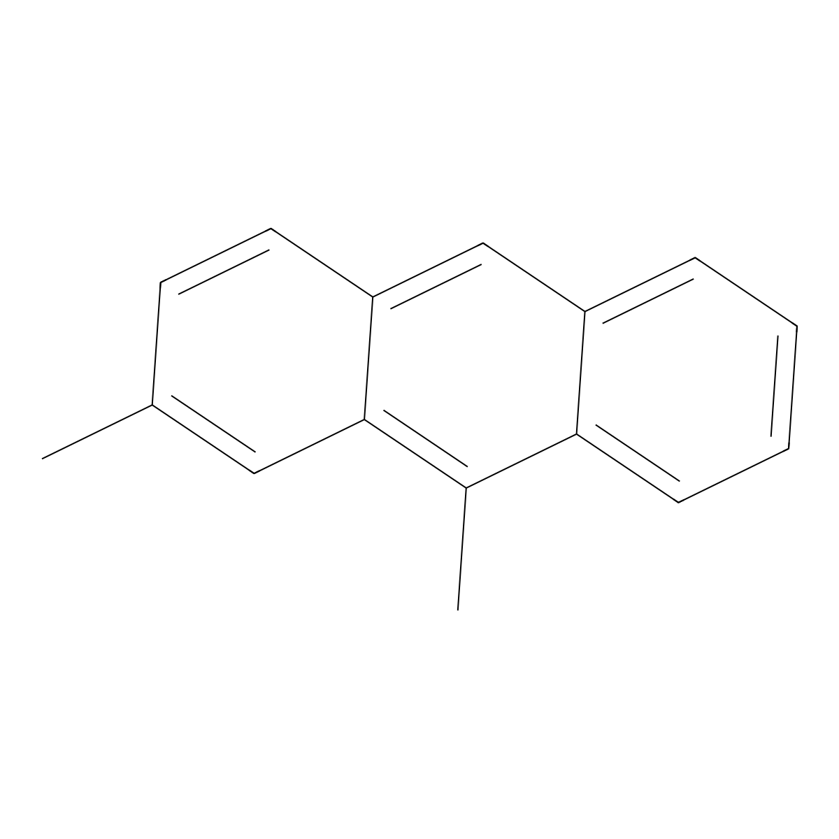 Anthracene, 2,9-dimethyl- molecular structure, CAS 27532-75-8