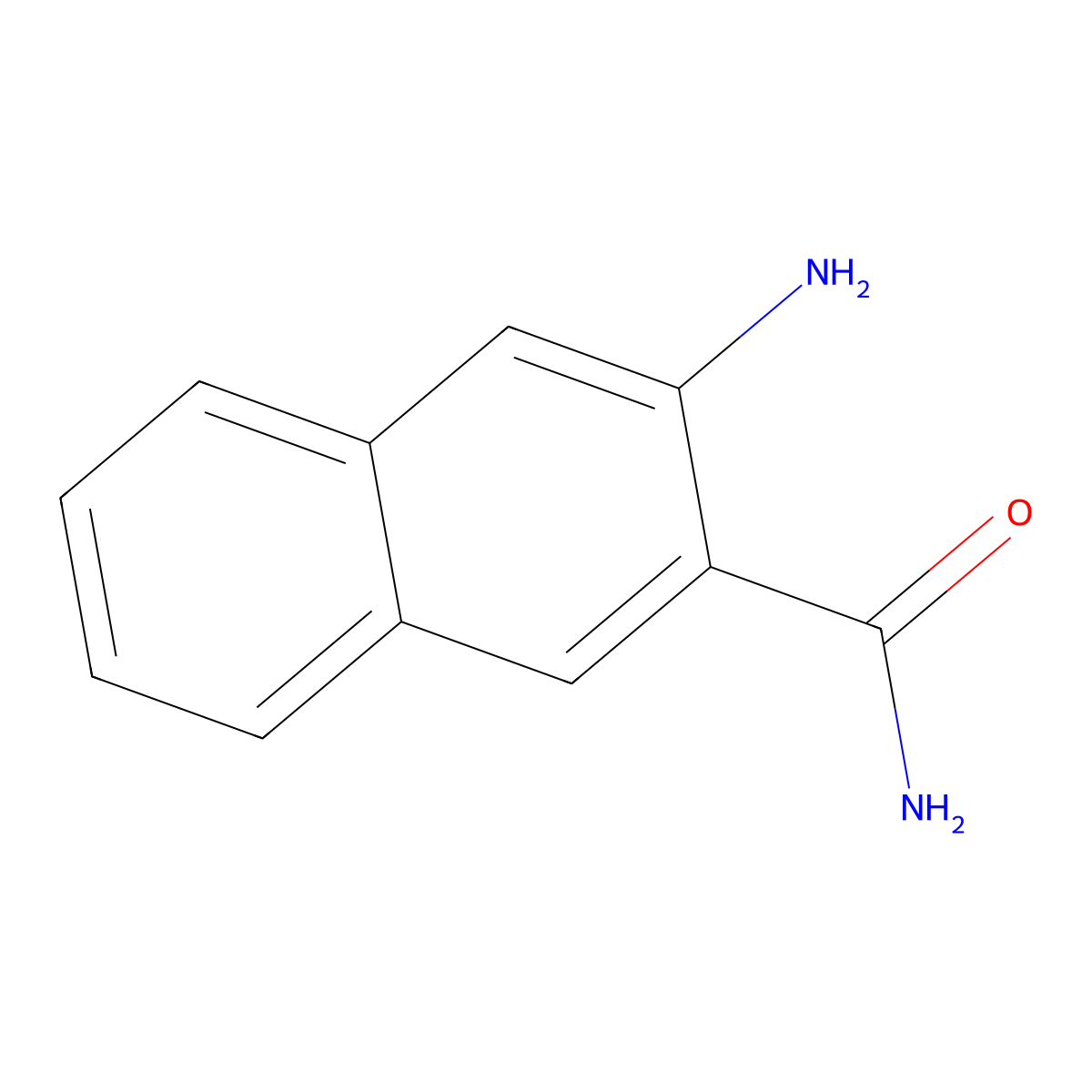 3-aMino-2-naphthaMide molecular structure, CAS 27533-32-0