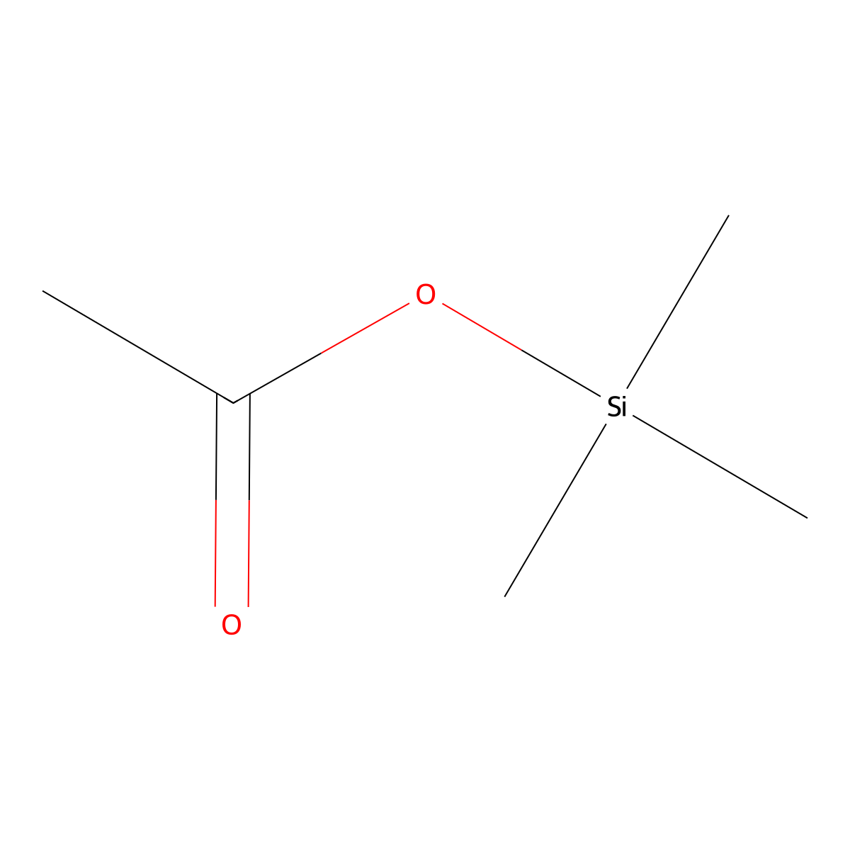 Silanol, 1,1,1-trimethyl-, 1-acetate molecular structure, CAS 2754-27-0