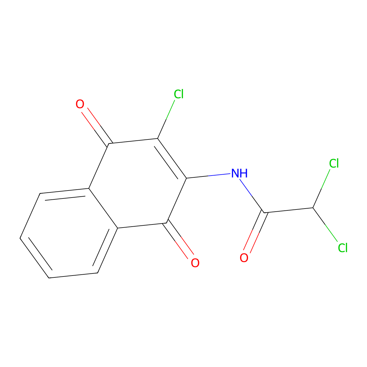 Quinonamid molecular structure, CAS 27541-88-4