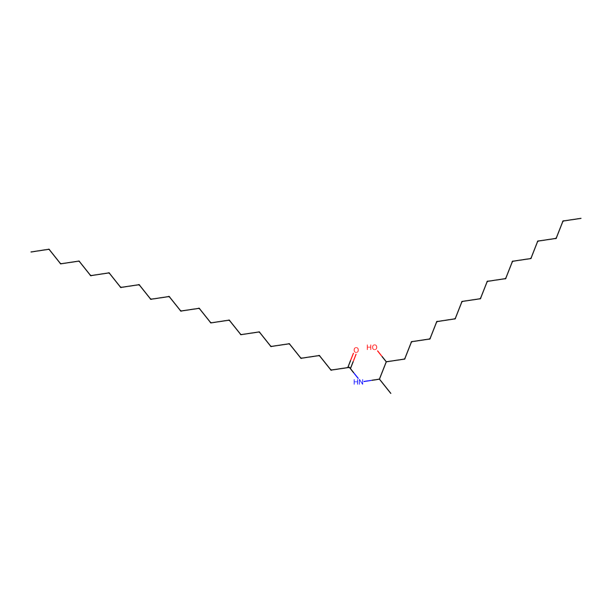 N-(docosanoyl)-1-deoxysphinganine molecular structure, CAS 2754280-71-0