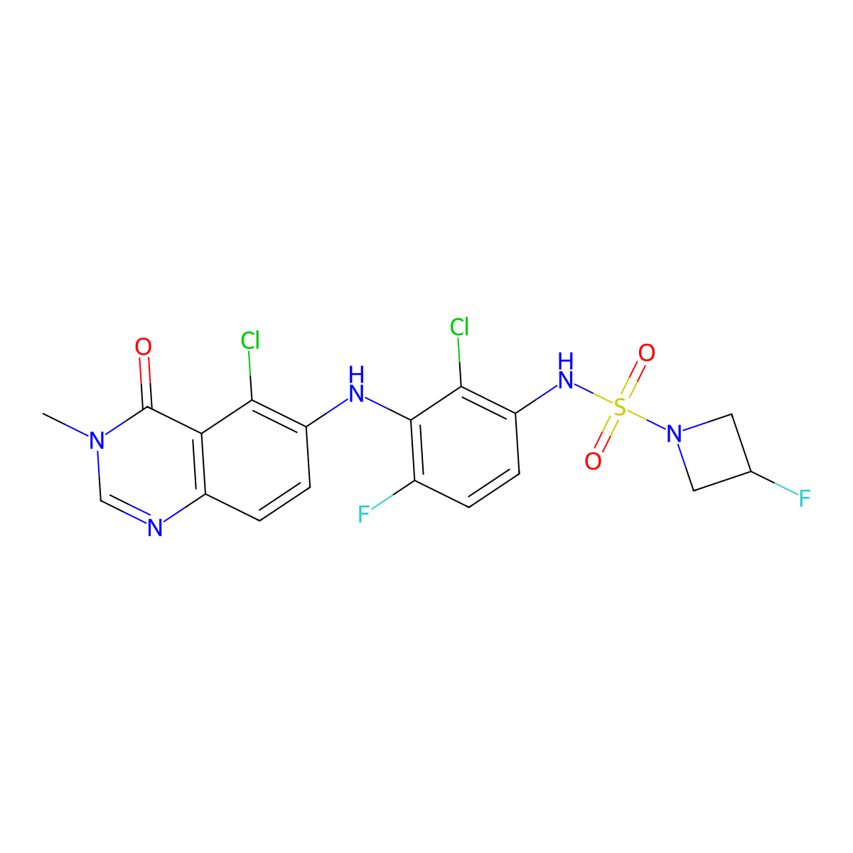 Claturafenib molecular structure, CAS 2754408-94-9