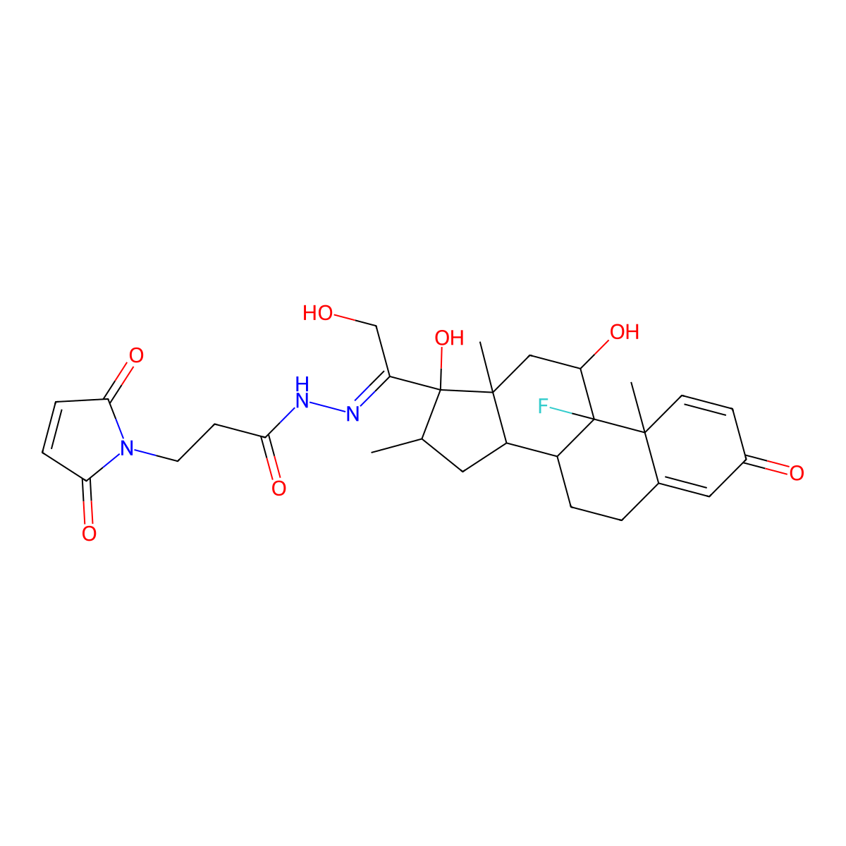 DEX-maleimide molecular structure, CAS 2754462-35-4