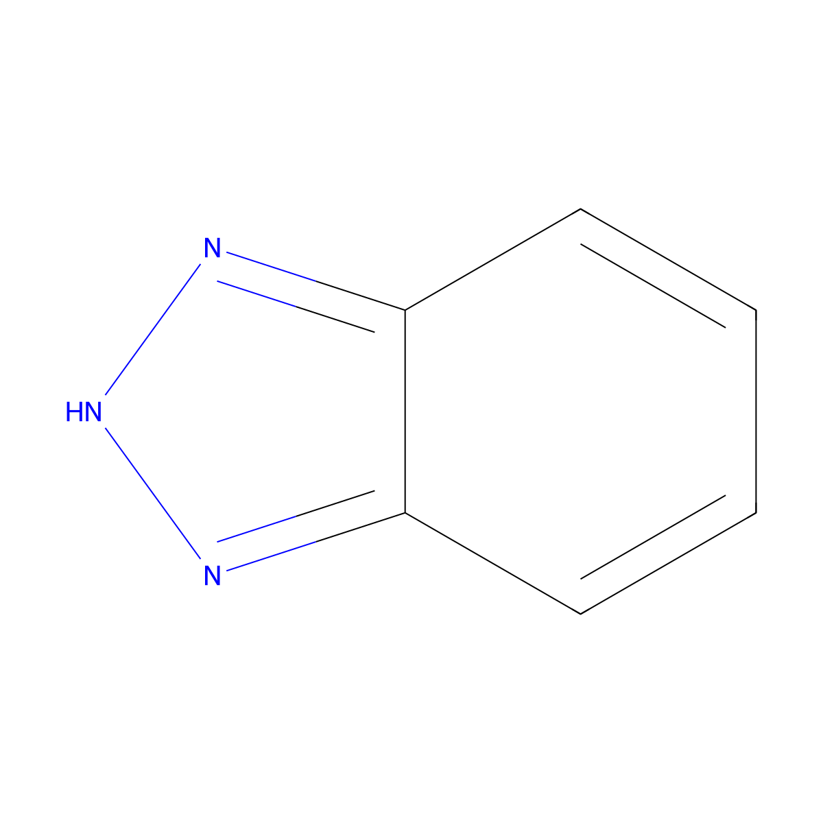 1H-Benzotriazole molecular structure, CAS 27556-51-0