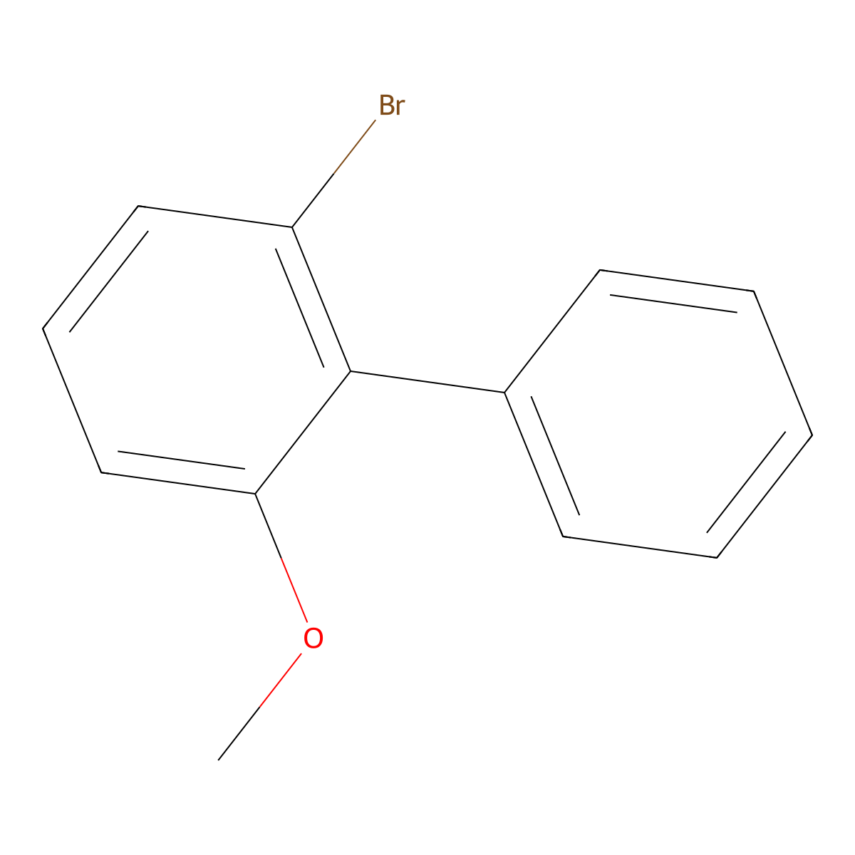 2-Bromo-6-methoxy-1,1'-biphenyl molecular structure, CAS 2755718-17-1