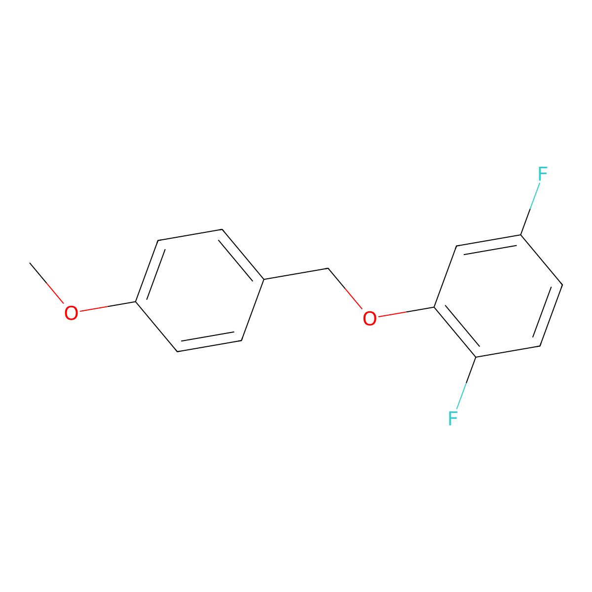 1,4-Difluoro-2-((4-methoxybenzyl)oxy)benzene molecular structure, CAS 2755718-40-0