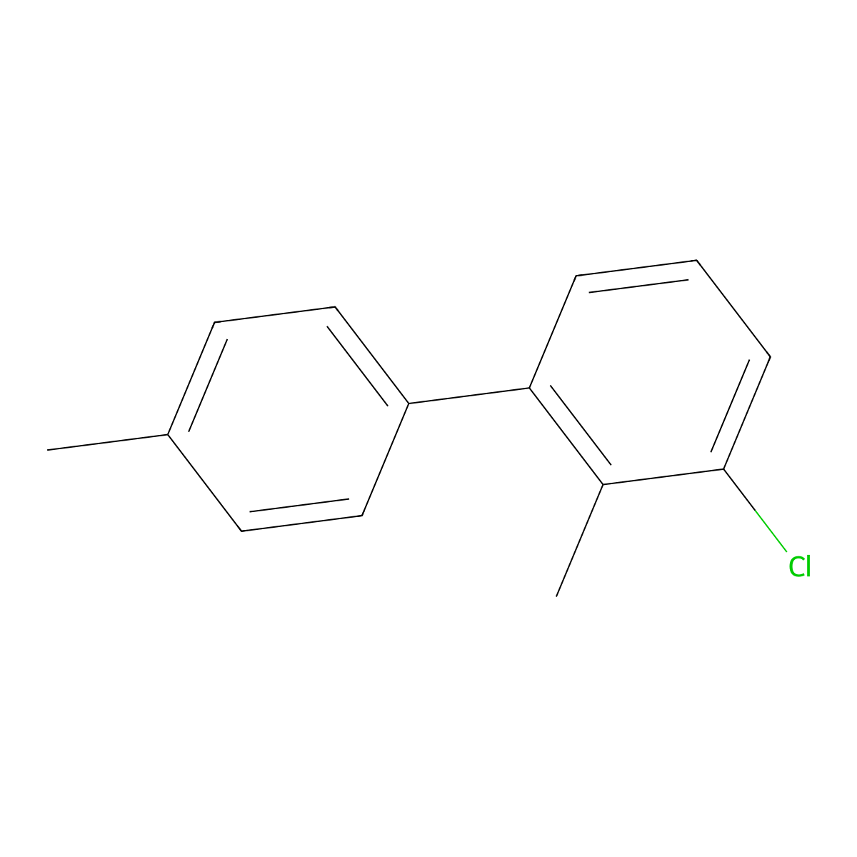 3-Chloro-2,4'-dimethyl-1,1'-biphenyl molecular structure, CAS 2755719-76-5