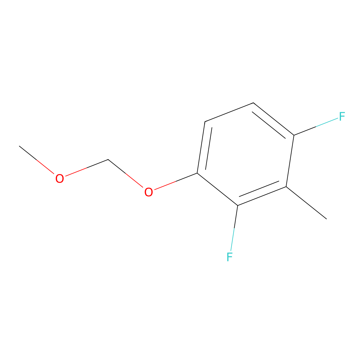 1,3-Difluoro-4-(methoxymethoxy)-2-methylbenzene molecular structure, CAS 2755721-11-8