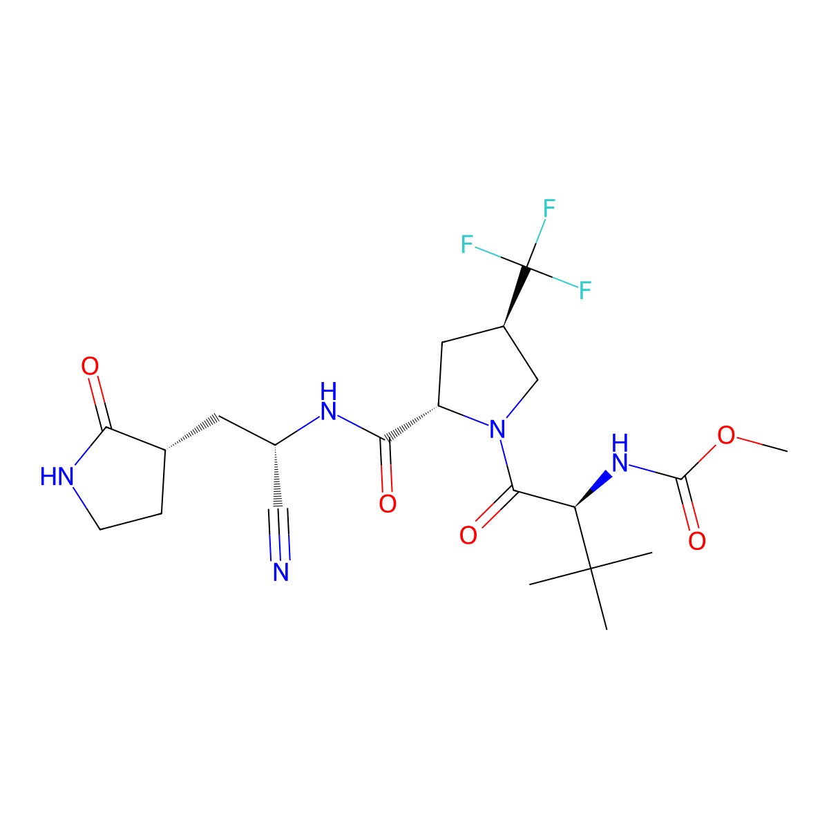 Ibuzatrelvir molecular structure, CAS 2755812-39-4