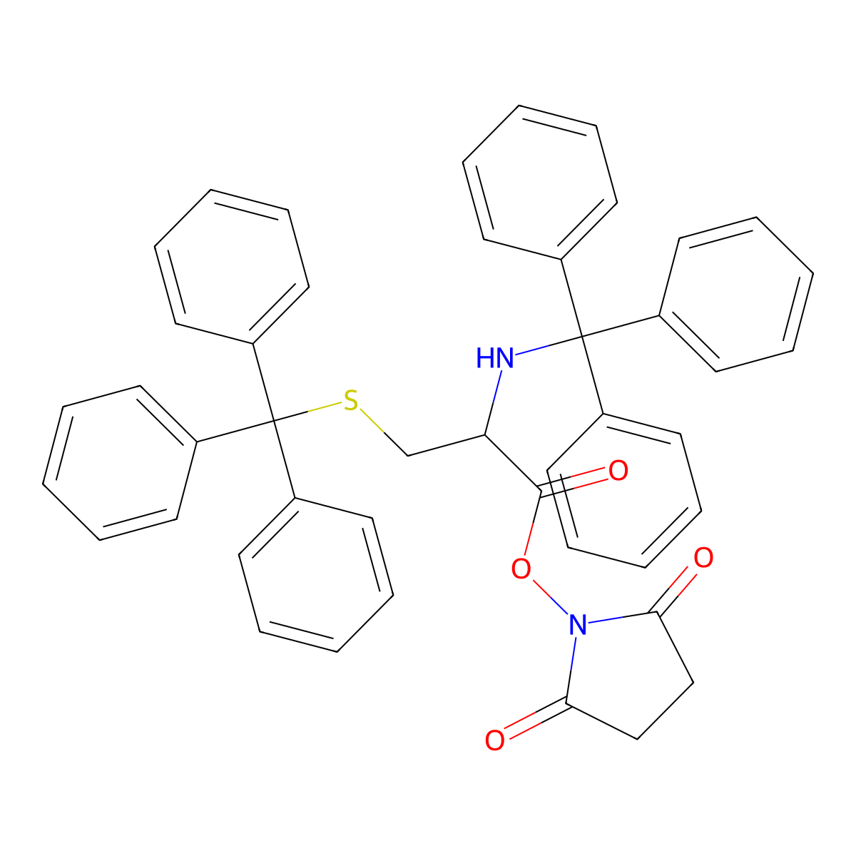 Trt-Cys(Trt)-OSu molecular structure, CAS 27560-18-5