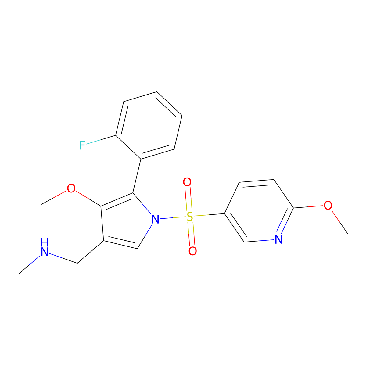Padoprazan molecular structure, CAS 2756367-23-2