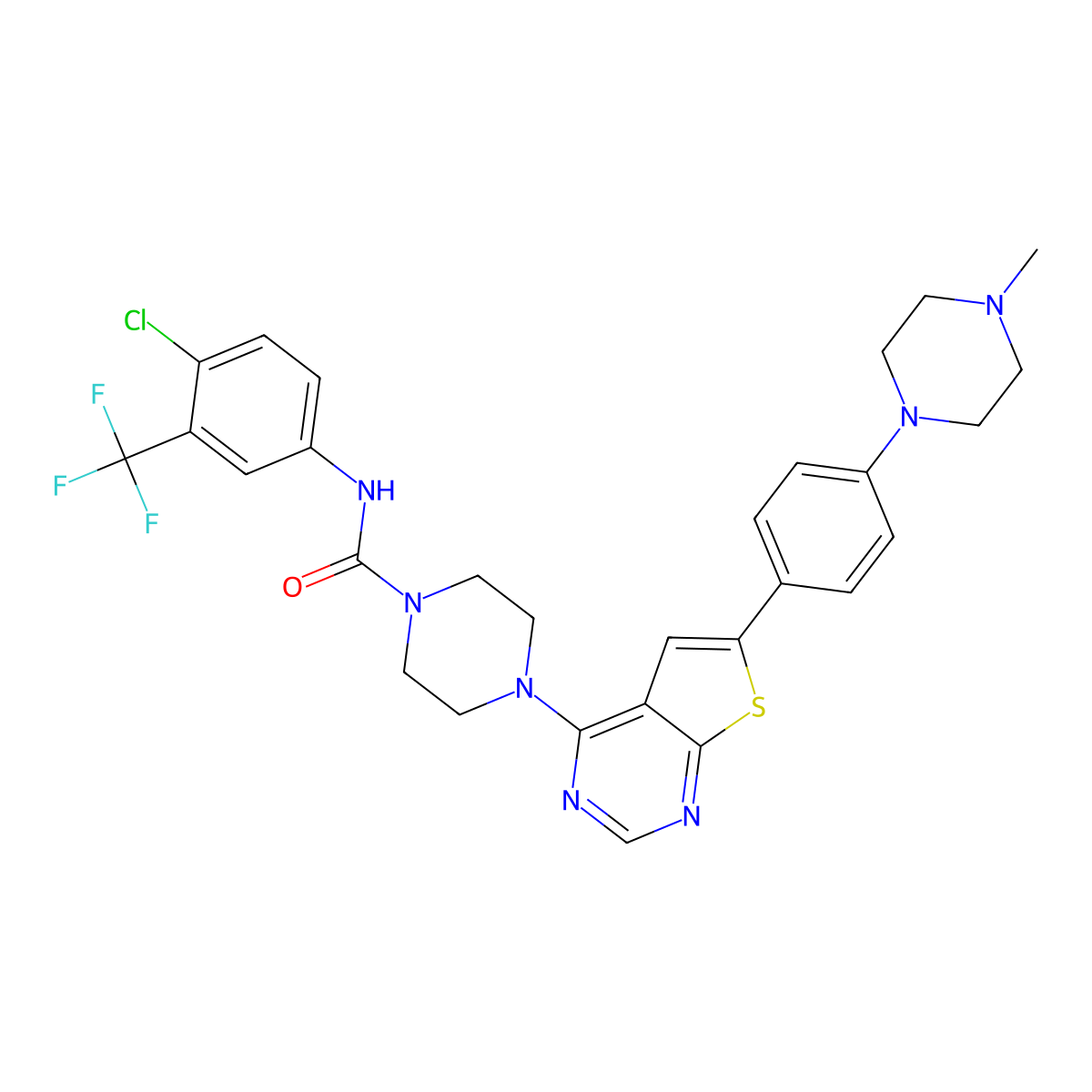 Vegfr-3-IN-1 molecular structure, CAS 2756668-73-0