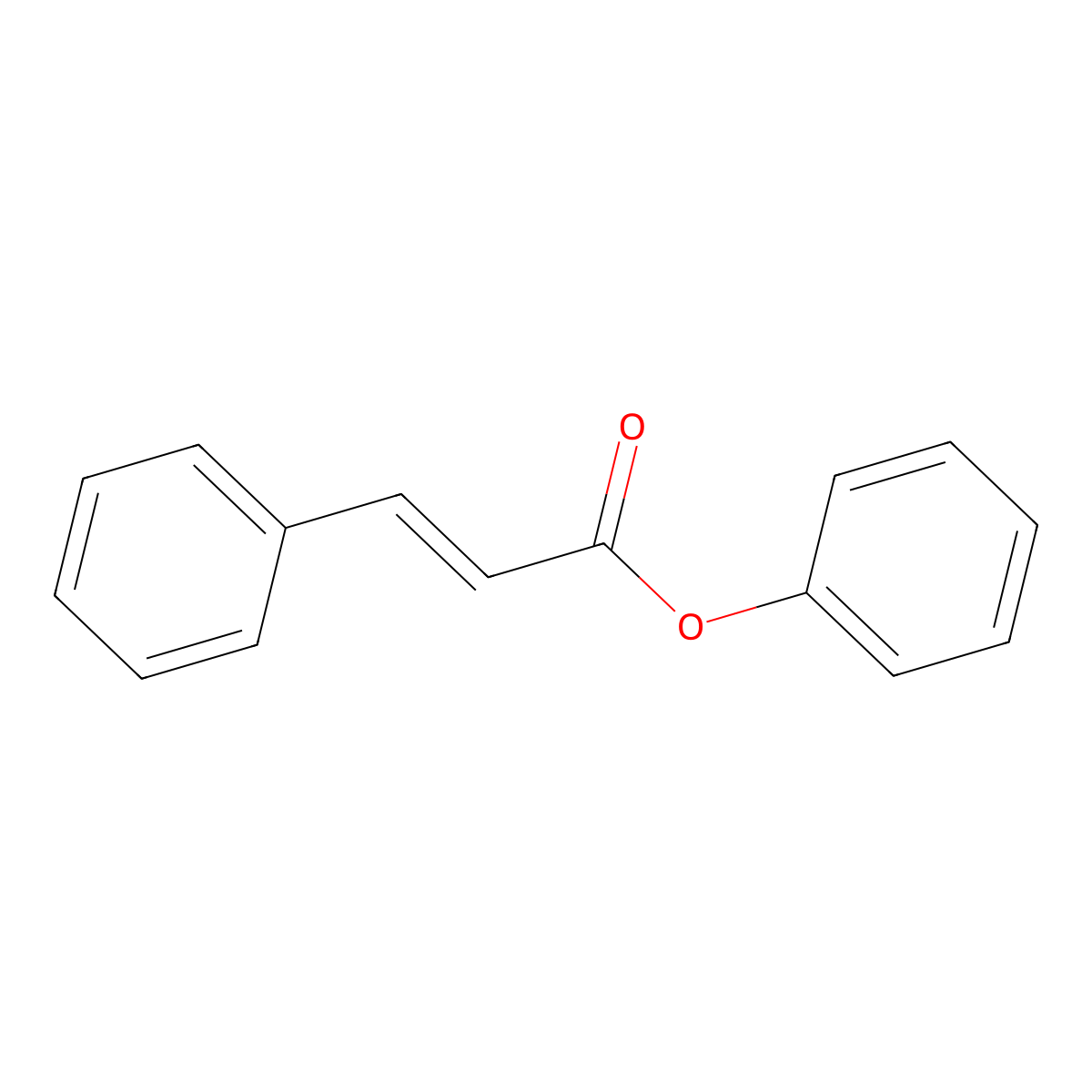 Phenyl Cinnamate molecular structure, CAS 2757-04-2