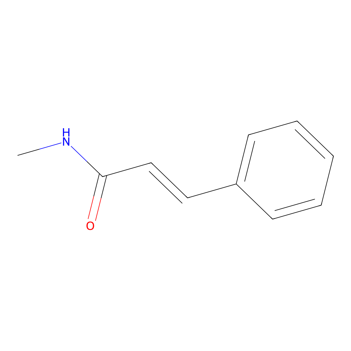 n-Methylcinnamamide molecular structure, CAS 2757-10-0