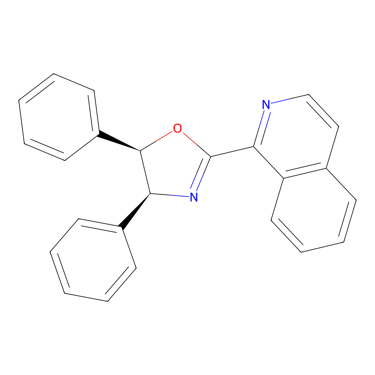 (4S,5R)-2-(Isoquinolin-1-yl)-4,5-diphenyl-4,5-dihydrooxazole molecular structure, CAS 2757083-66-0