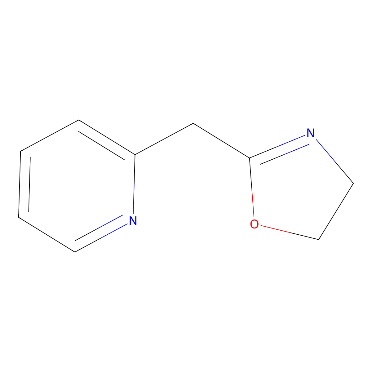 2-(Pyridin-2-ylmethyl)-4,5-dihydrooxazole molecular structure, CAS 2757085-39-3