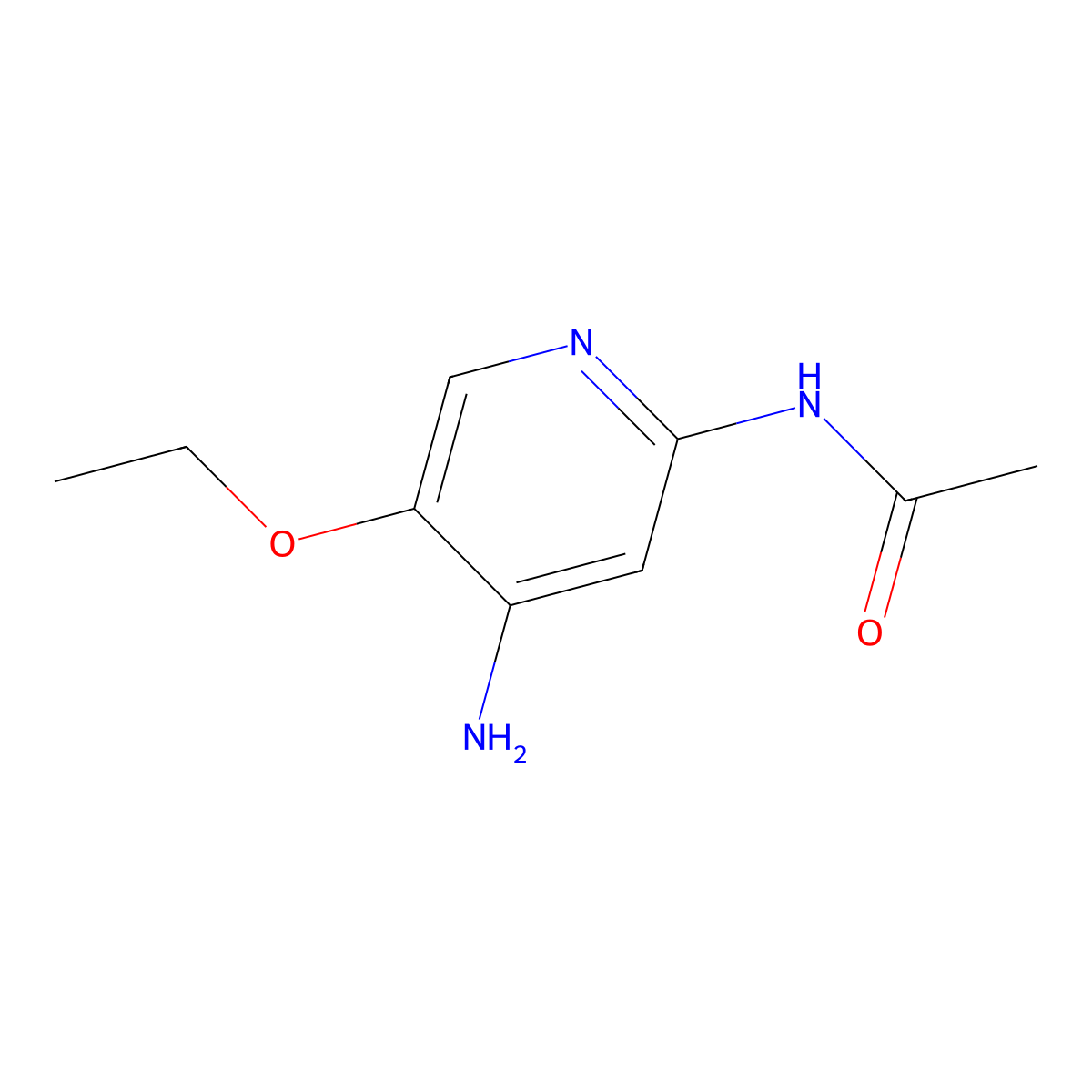 N-(4-Amino-5-ethoxypyridin-2-YL)acetamide molecular structure, CAS 2757730-14-4