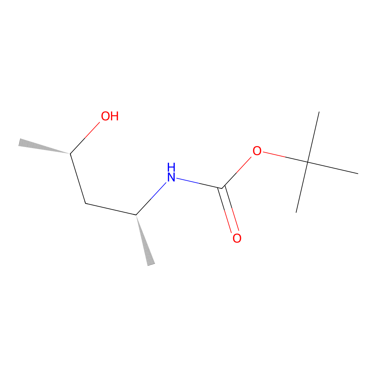 tert-butyl N-[(2R,4S)-4-hydroxypentan-2-yl]carbamate molecular structure, CAS 2757832-50-9