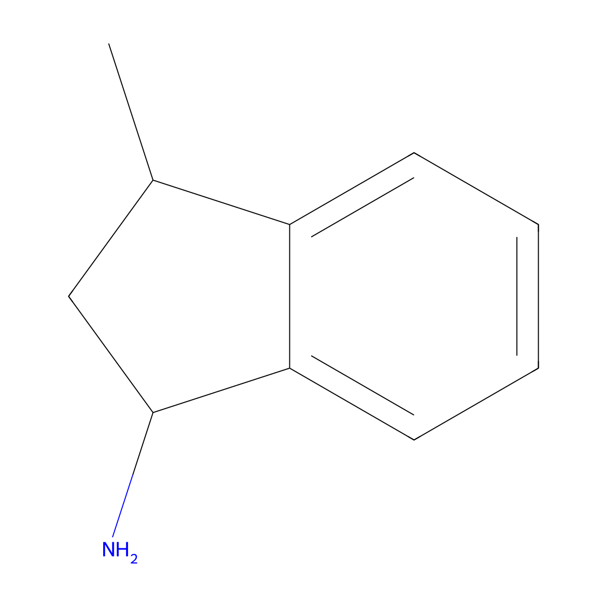 (1S,3S)-3-methyl-2,3-dihydro-1H-inden-1-amine molecular structure, CAS 2757832-66-7