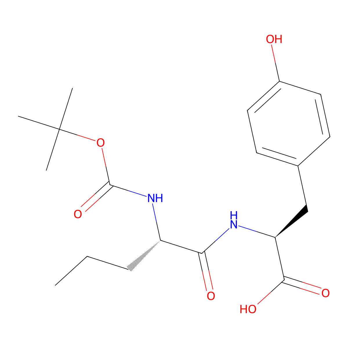 (2S)-2-[(2S)-2-{[(tert-butoxy)carbonyl]amino}pentanamido]-3-(4-hydroxyphenyl)propanoic acid molecular structure, CAS 2757833-21-7