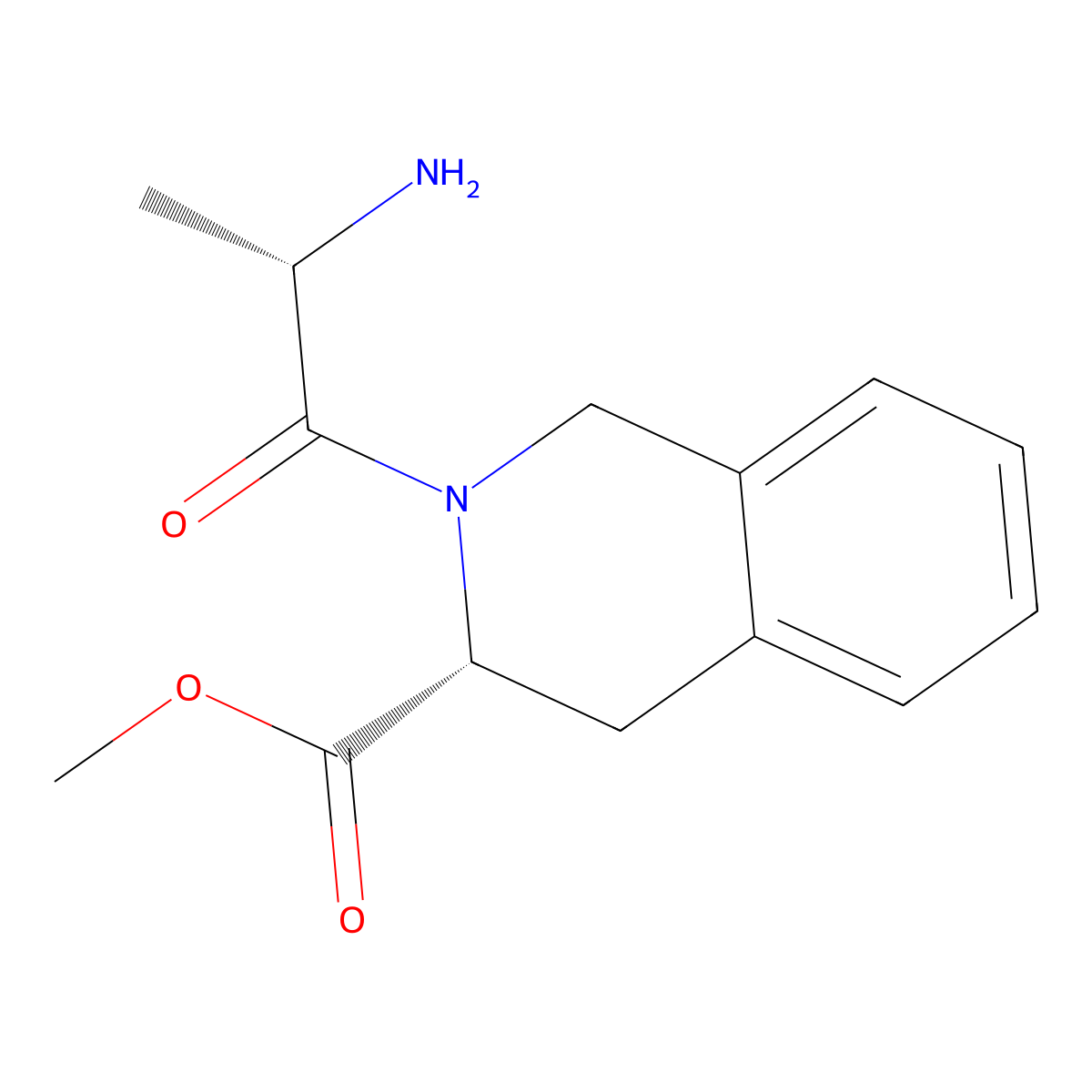methyl (3R)-2-[(2S)-2-aminopropanoyl]-1,2,3,4-tetrahydroisoquinoline-3-carboxylate molecular structure, CAS 2757834-59-4
