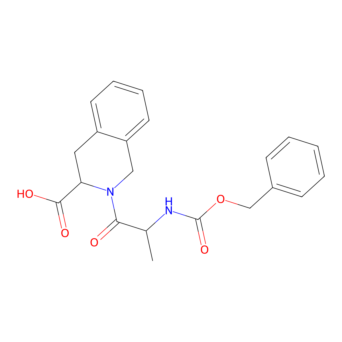(3R)-2-[(2S)-2-{[(benzyloxy)carbonyl]amino}propanoyl]-1,2,3,4-tetrahydroisoquinoline-3-carboxylic acid molecular structure, CAS 2757835-10-0