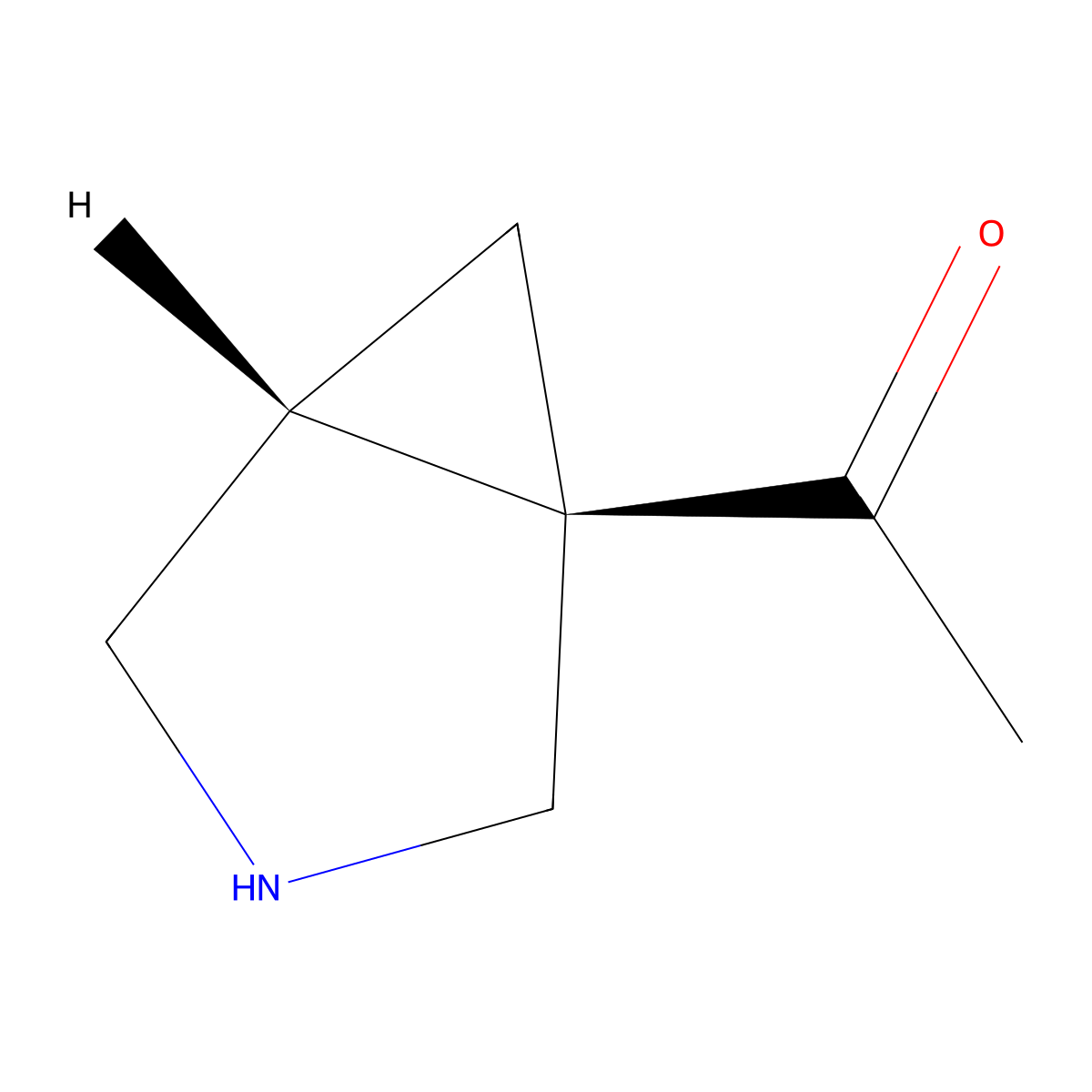 1-[(1R,5R)-3-azabicyclo[3.1.0]hexan-1-yl]ethan-1-one molecular structure, CAS 2757835-80-4