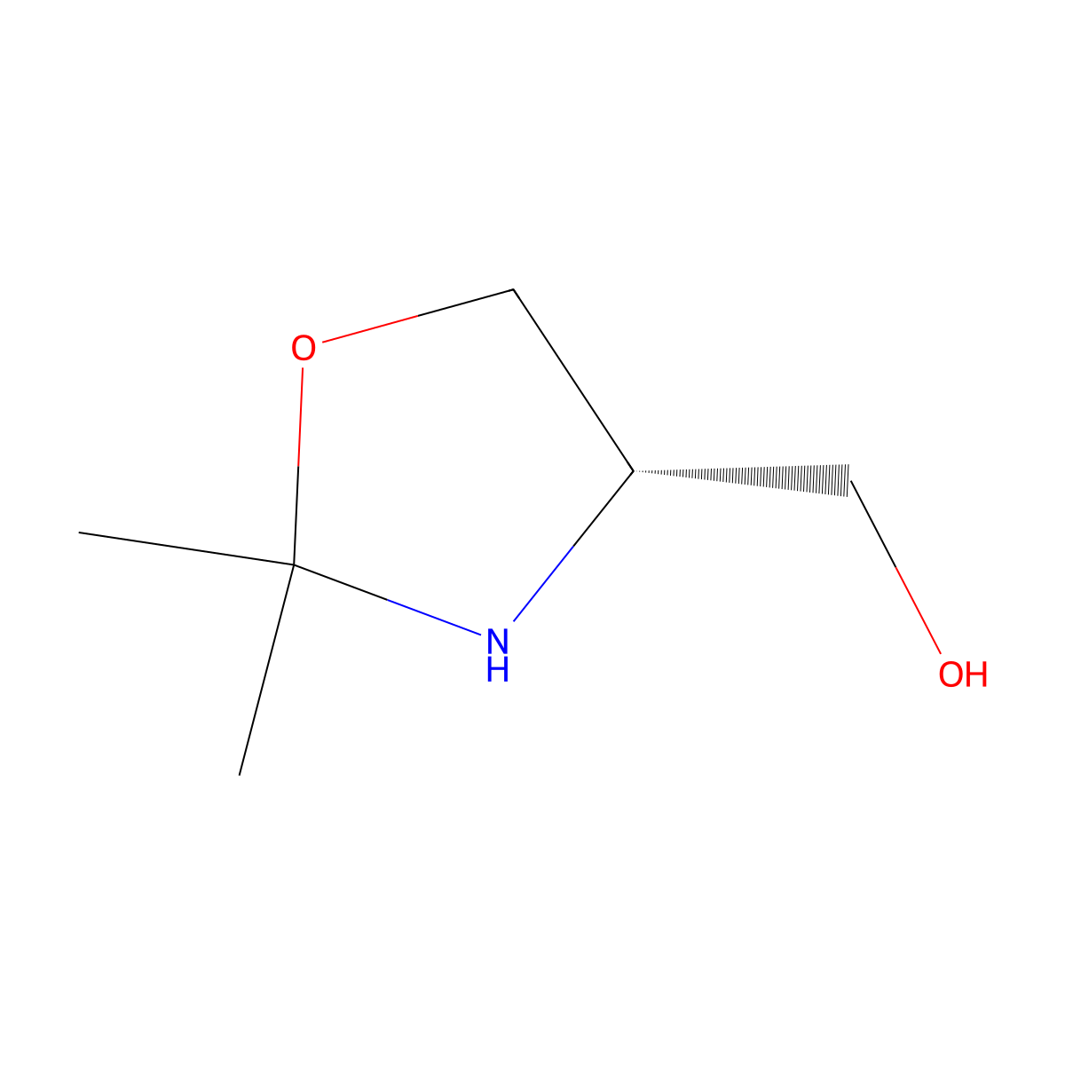 [(4S)-2,2-dimethyl-1,3-oxazolidin-4-yl]methanol molecular structure, CAS 2757835-98-4