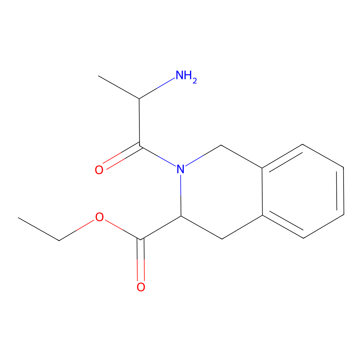 ethyl (3R)-2-[(2S)-2-aminopropanoyl]-1,2,3,4-tetrahydroisoquinoline-3-carboxylate molecular structure, CAS 2757836-30-7