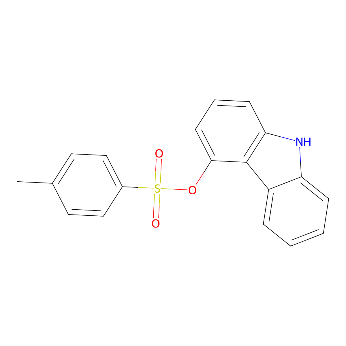 9H-carbazol-4-yl 4-methylbenzene-1-sulfonate molecular structure, CAS 2757871-92-2