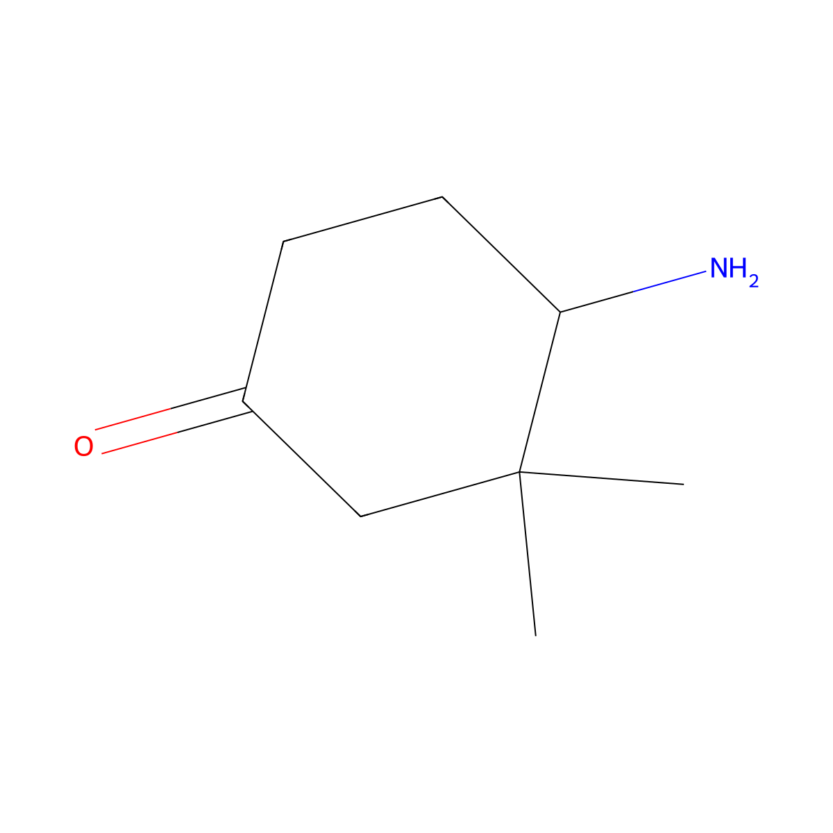 4-Amino-3,3-dimethylcyclohexan-1-one molecular structure, CAS 2757872-05-0