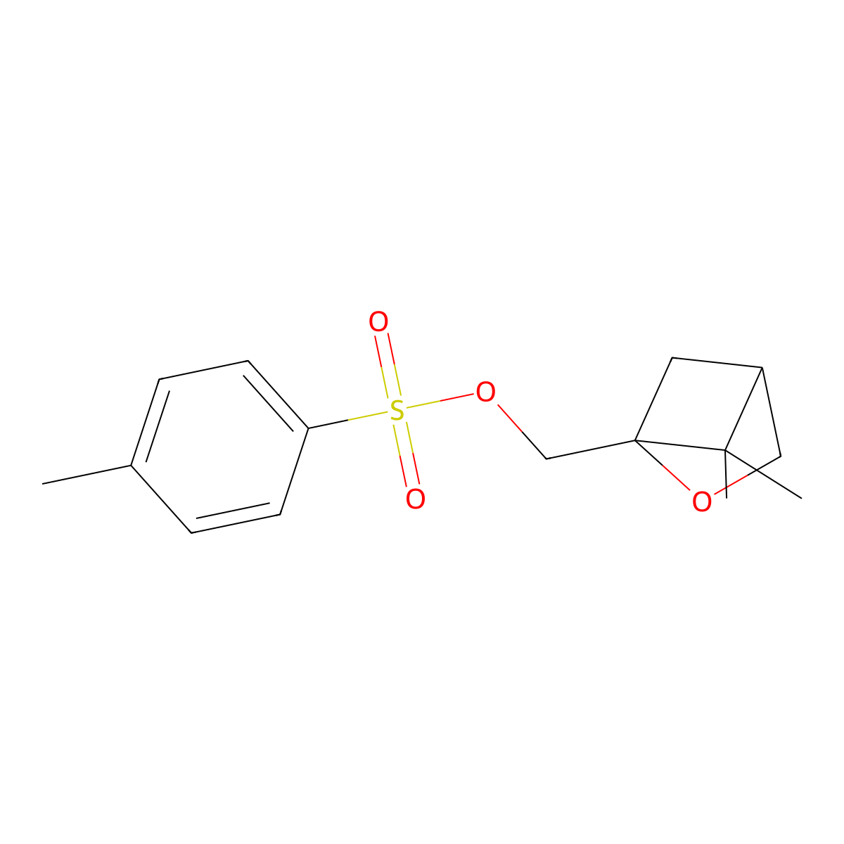 {5,5-Dimethyl-2-oxabicyclo[2.1.1]hexan-1-yl}methyl 4-methylbenzene-1-sulfonate molecular structure, CAS 2757872-37-8