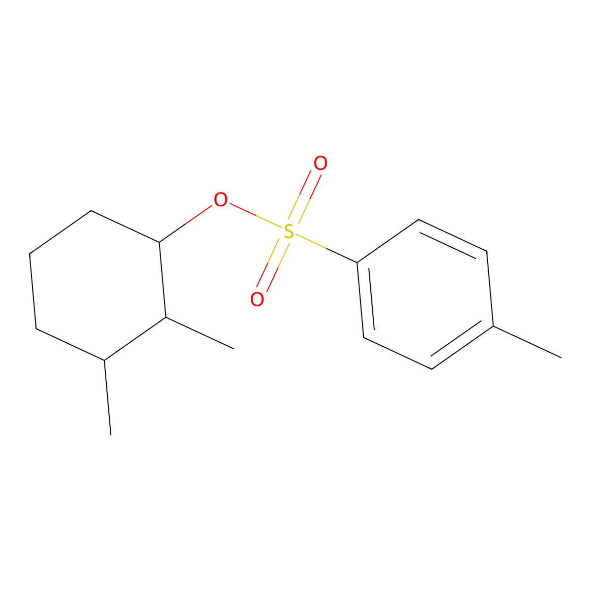 2,3-Dimethylcyclohexyl 4-methylbenzene-1-sulfonate molecular structure, CAS 2757874-44-3