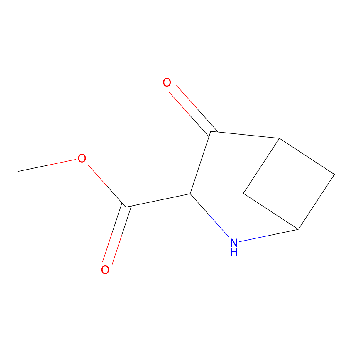 Methyl 4-oxo-2-azabicyclo[3.1.1]heptane-3-carboxylate molecular structure, CAS 2757874-56-7