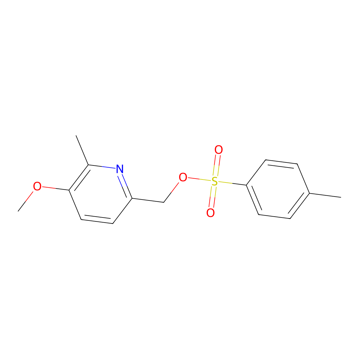 (5-Methoxy-6-methylpyridin-2-yl)methyl 4-methylbenzene-1-sulfonate molecular structure, CAS 2757874-79-4