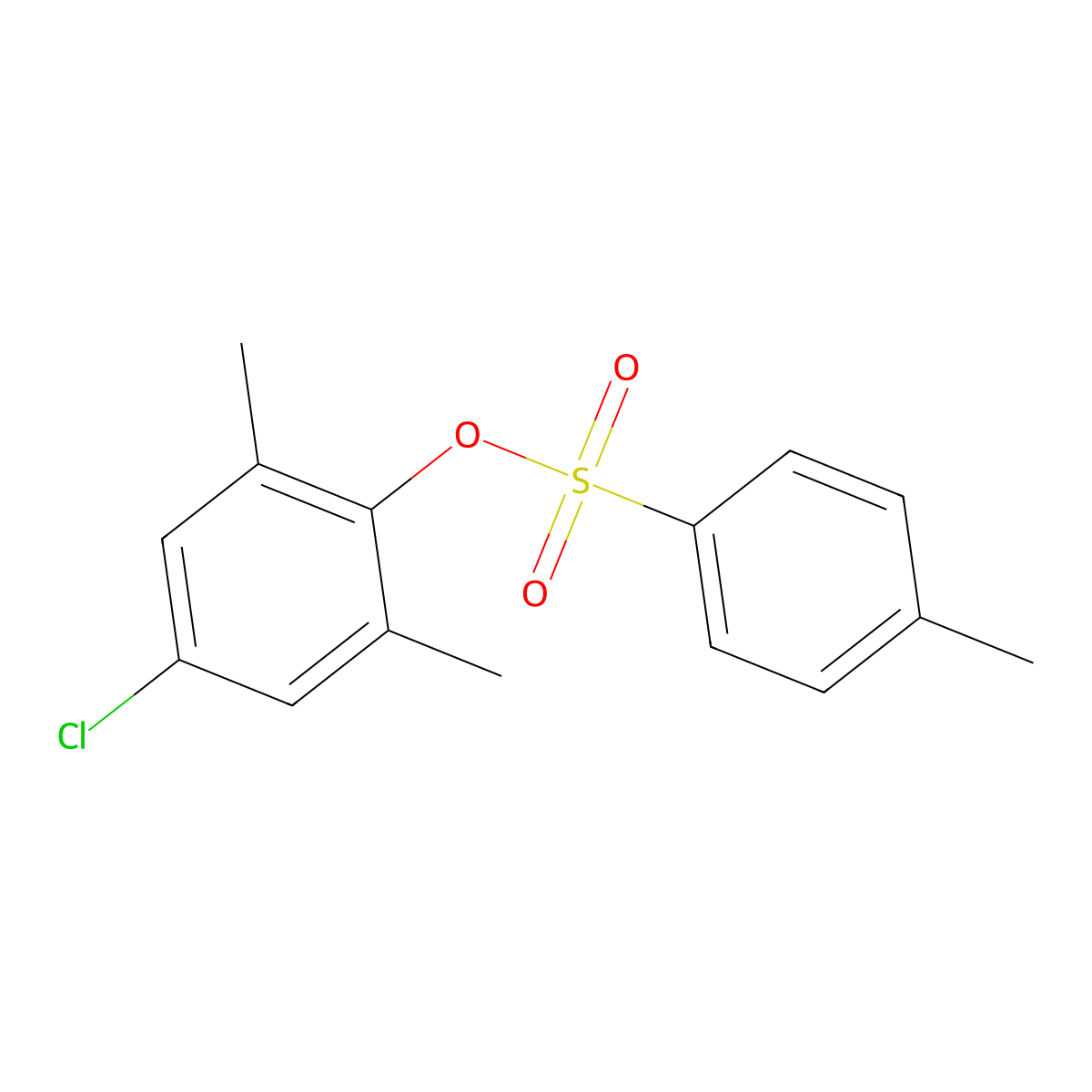 4-Chloro-2,6-dimethylphenyl 4-methylbenzene-1-sulfonate molecular structure, CAS 2757891-29-3
