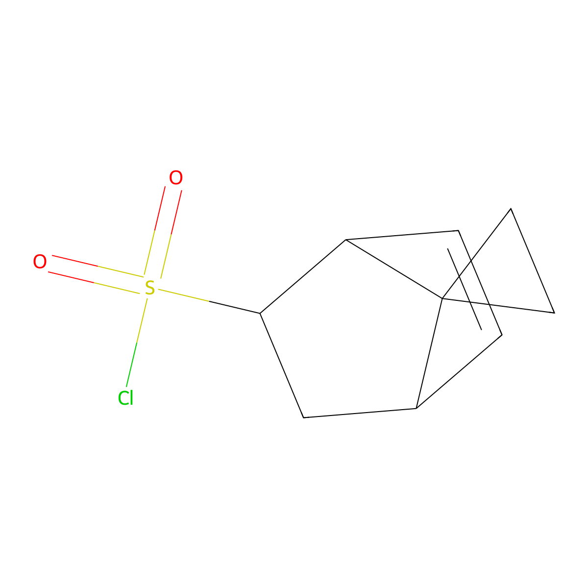 Spiro[bicyclo[2.2.1]heptane-7,1'-cyclopropan]-2-ene-6-sulfonyl chloride molecular structure, CAS 2757895-12-6