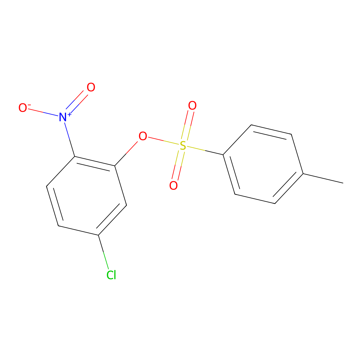 5-Chloro-2-nitrophenyl 4-methylbenzene-1-sulfonate molecular structure, CAS 2757895-98-8