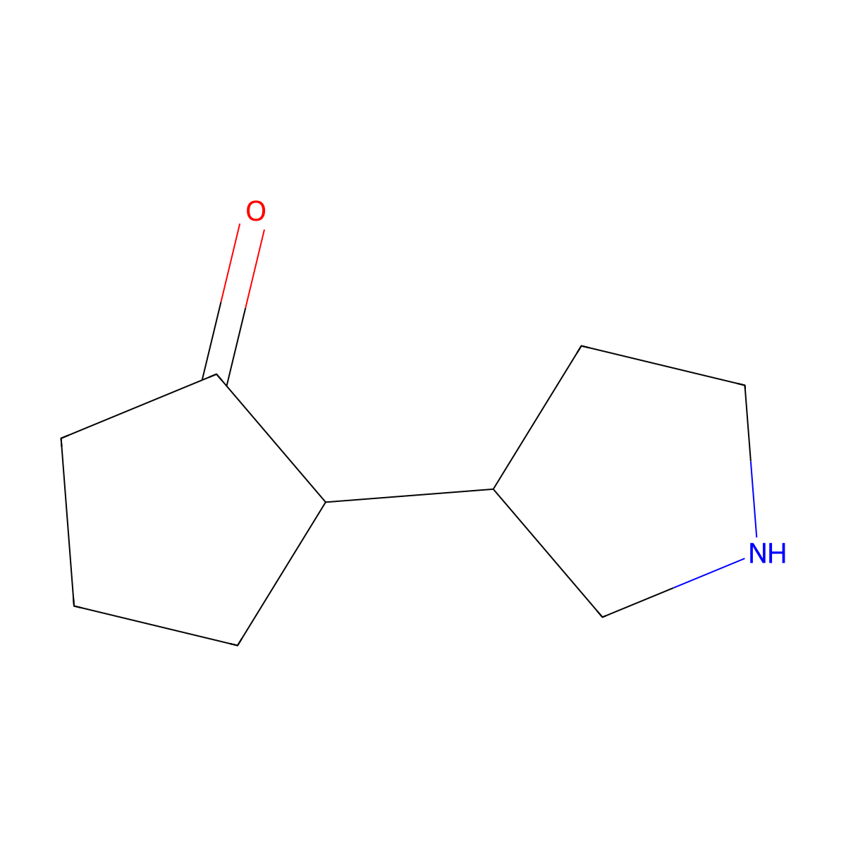 2-(Pyrrolidin-3-yl)cyclopentan-1-one molecular structure, CAS 2757900-55-1