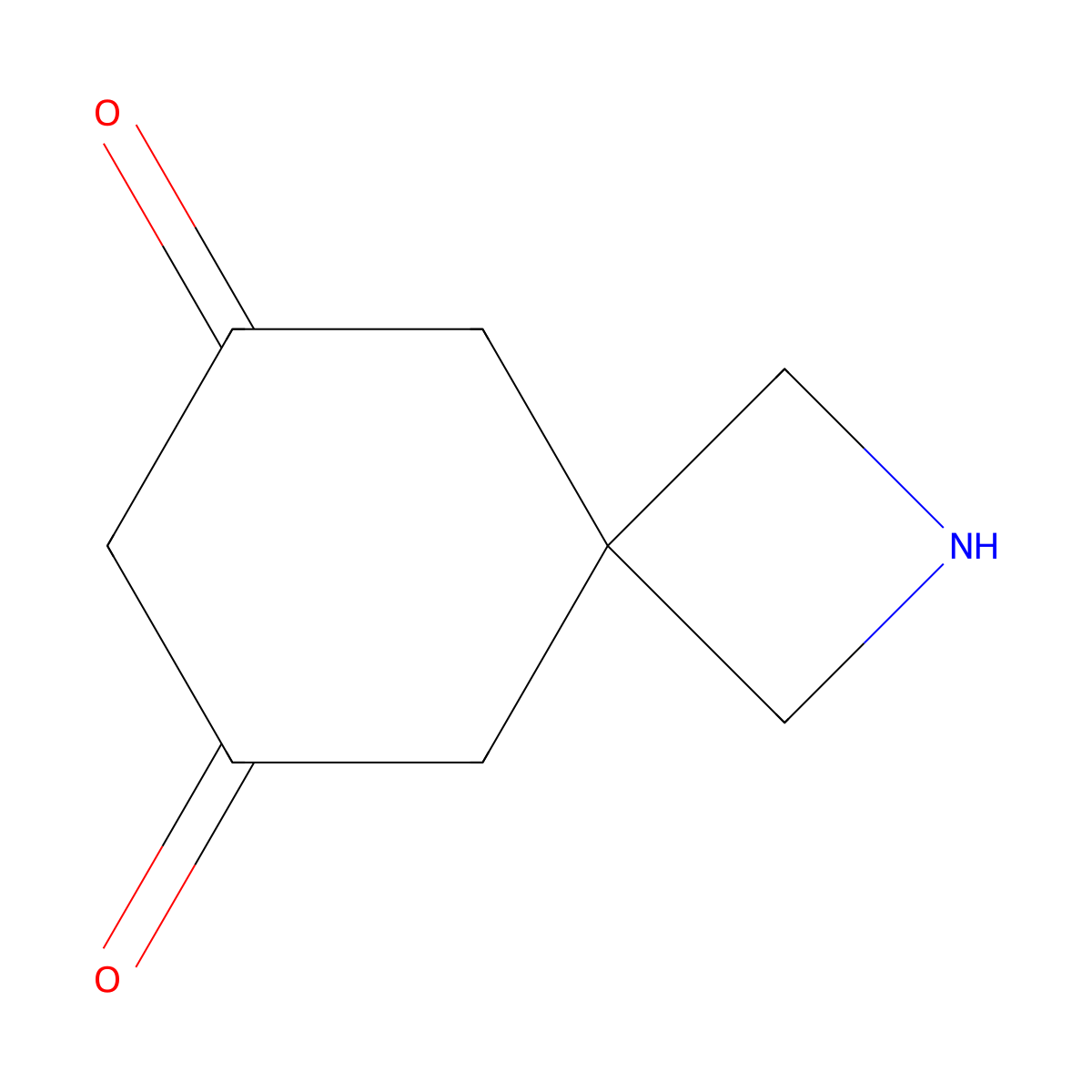 2-Azaspiro[3.5]nonane-6,8-dione molecular structure, CAS 2757903-86-7