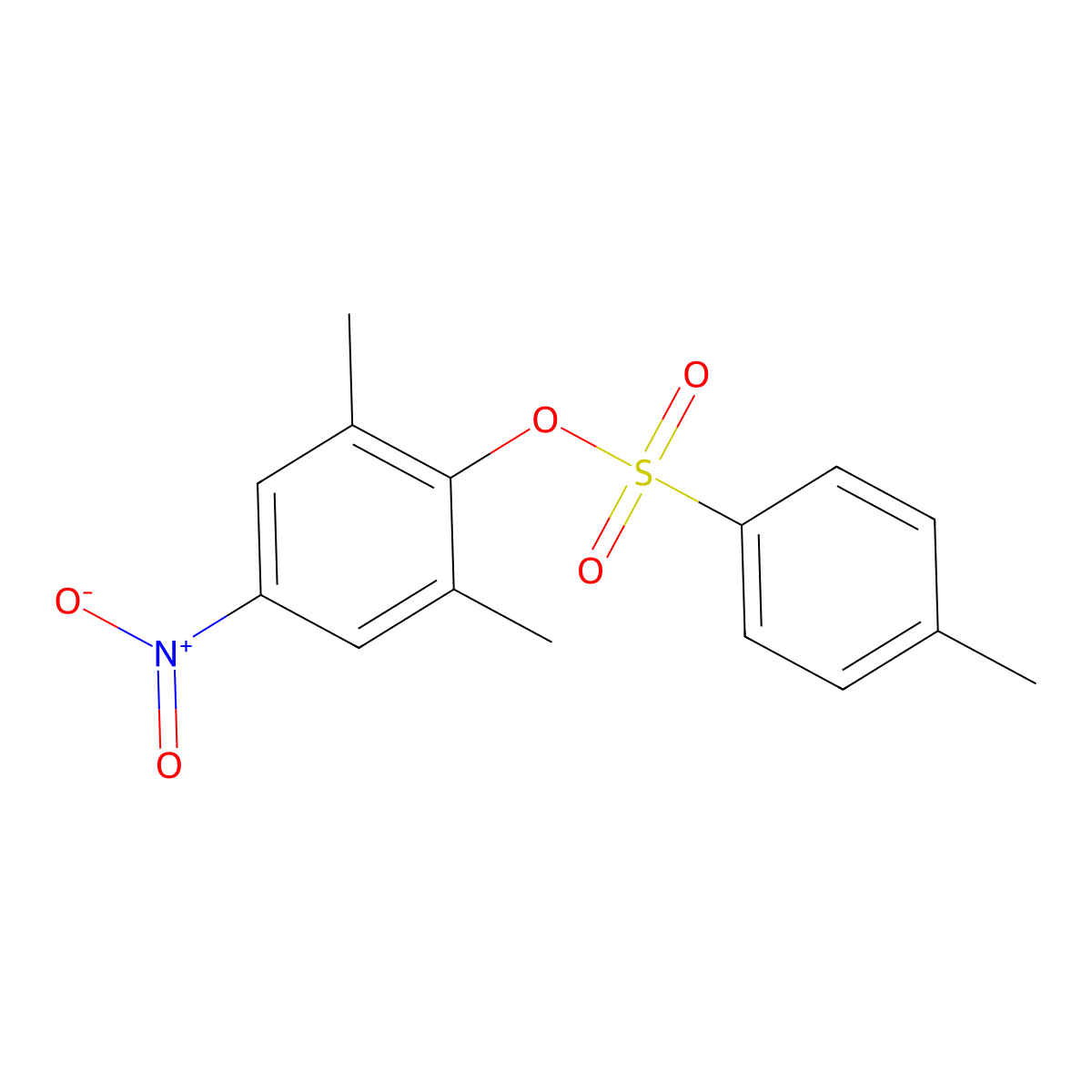 2,6-Dimethyl-4-nitrophenyl 4-methylbenzene-1-sulfonate molecular structure, CAS 2757905-15-8