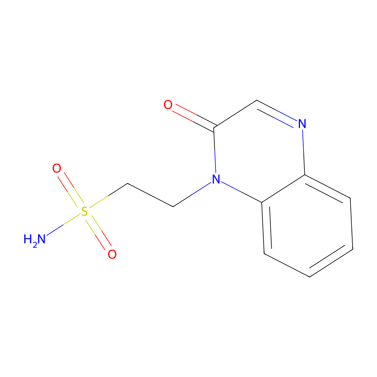 2-(2-Oxo-1,2-dihydroquinoxalin-1-yl)ethane-1-sulfonamide molecular structure, CAS 2757906-50-4