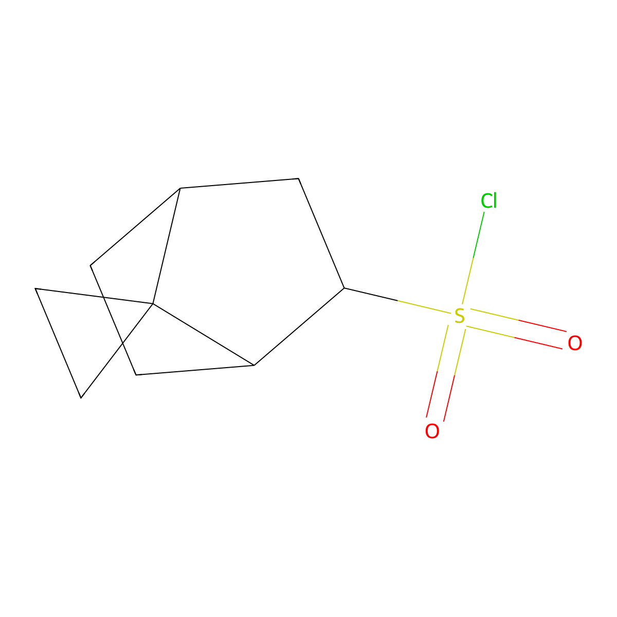 Spiro[bicyclo[2.2.1]heptane-7,1'-cyclopropane]-6-sulfonyl chloride molecular structure, CAS 2757911-60-5