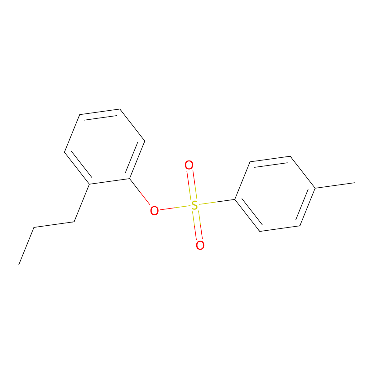 2-Propylphenyl 4-methylbenzene-1-sulfonate molecular structure, CAS 2757912-17-5