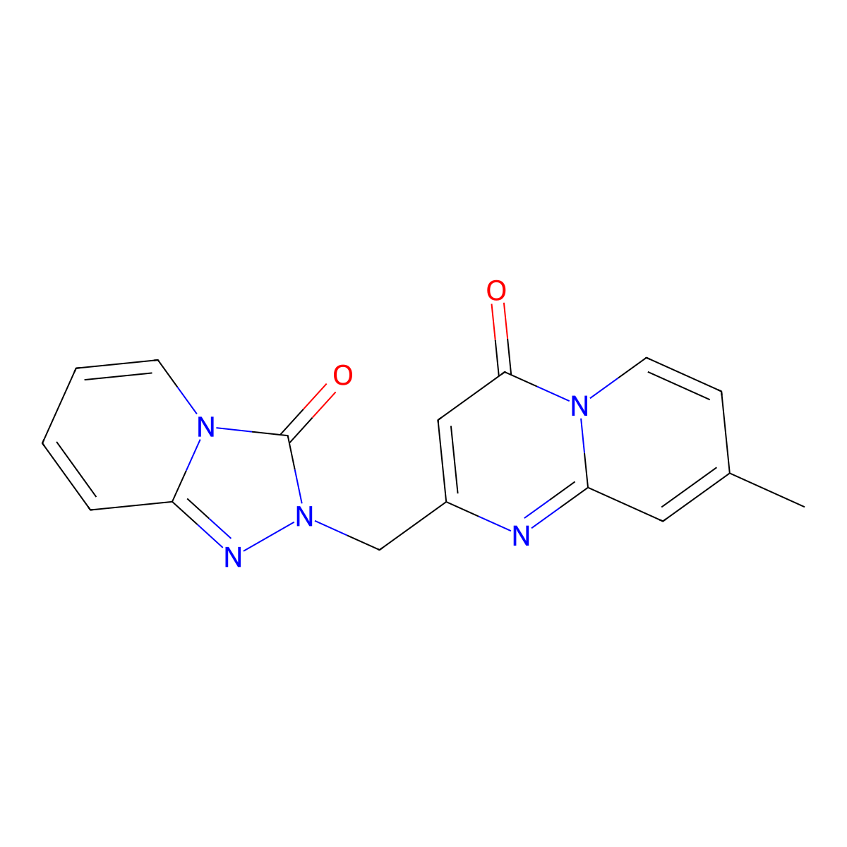 8-methyl-2-({3-oxo-2H,3H-[1,2,4]triazolo[4,3-a]pyridin-2-yl}methyl)-4H-pyrido[1,2-a]pyrimidin-4-one molecular structure, CAS 2757912-66-4