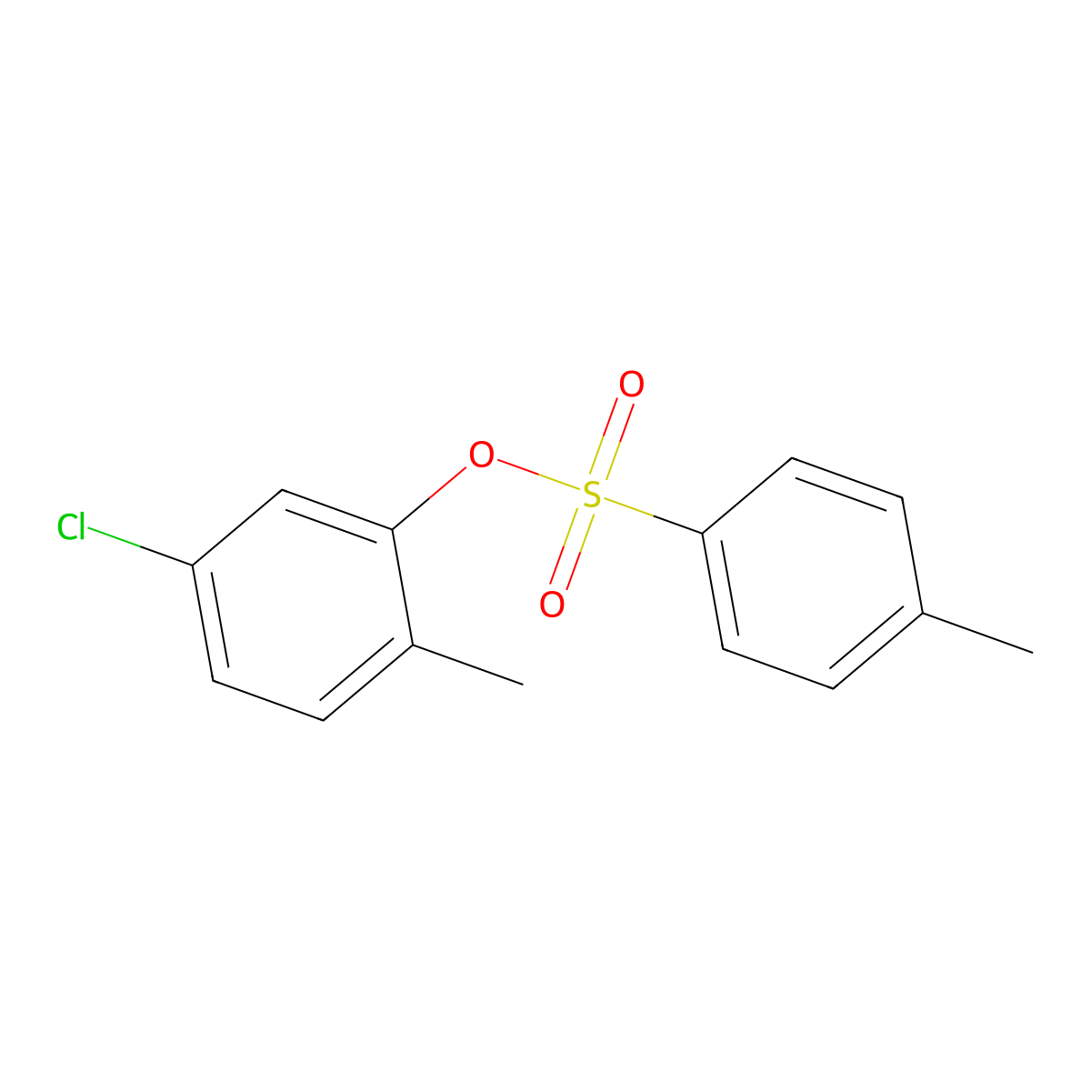 5-Chloro-2-methylphenyl 4-methylbenzene-1-sulfonate molecular structure, CAS 2757913-26-9