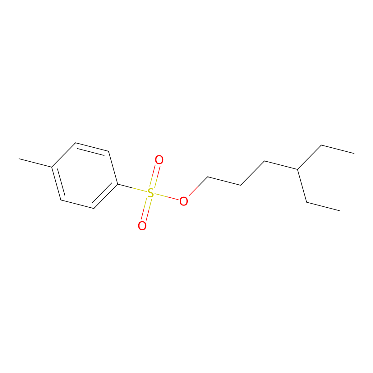 4-Ethylhexyl 4-methylbenzene-1-sulfonate molecular structure, CAS 2757916-19-9