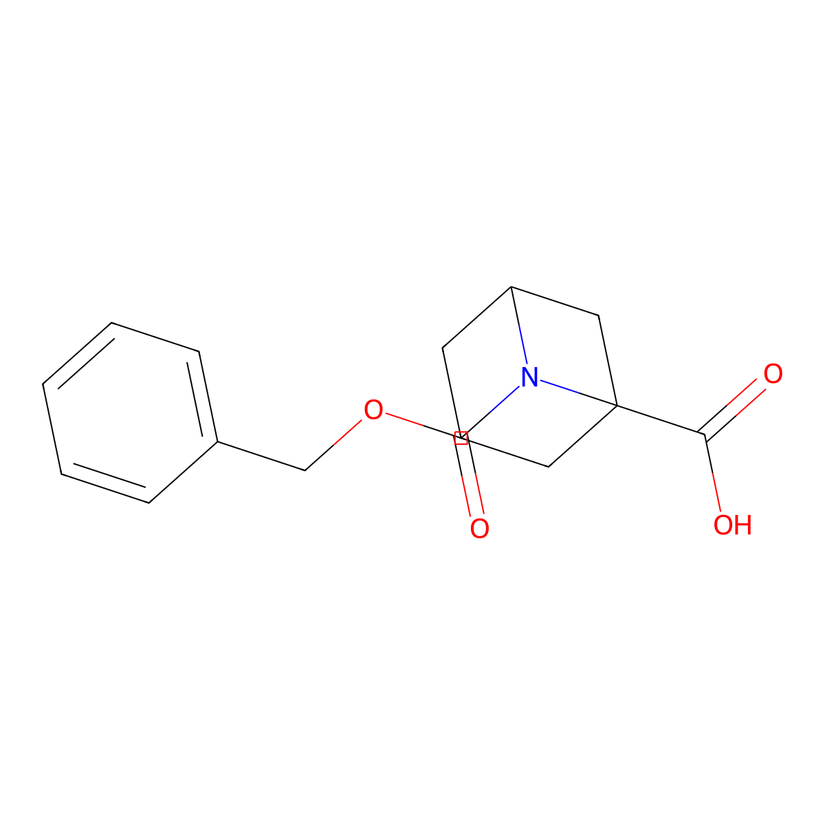 6-[(Benzyloxy)carbonyl]-6-azabicyclo[3.1.1]heptane-1-carboxylic acid molecular structure, CAS 2757916-78-0
